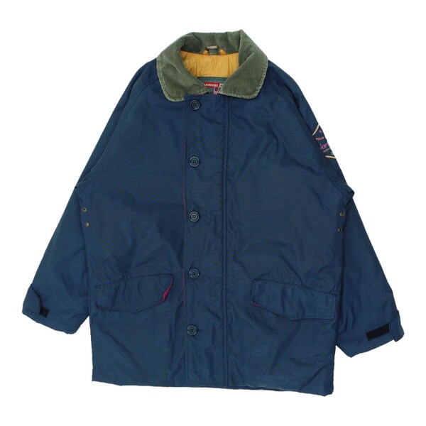 The Kingsley Corduroy Coat - Blue Harris