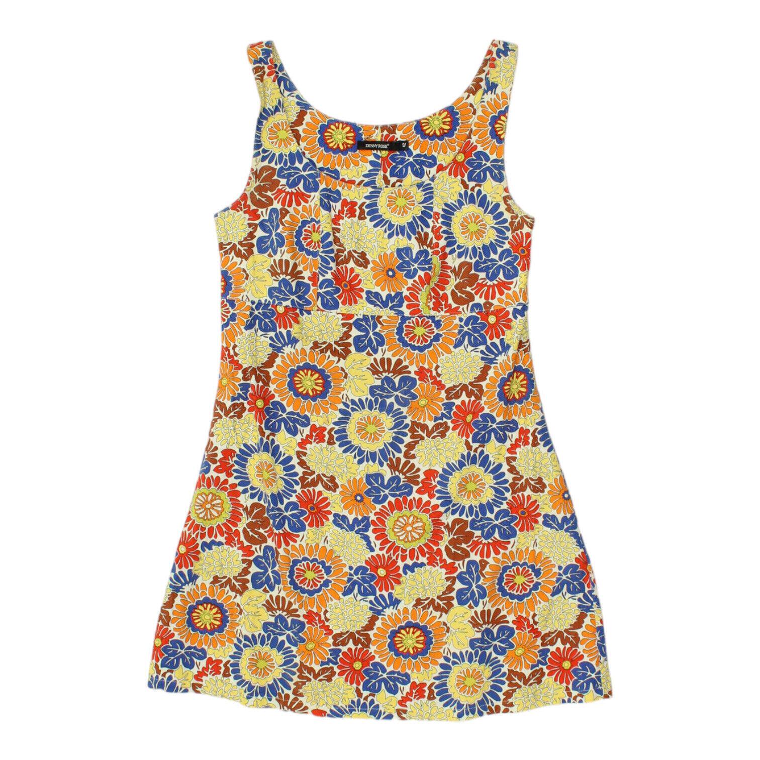 Vestido de tirantes Denny Rose Vintage para mujer, colorido, sin