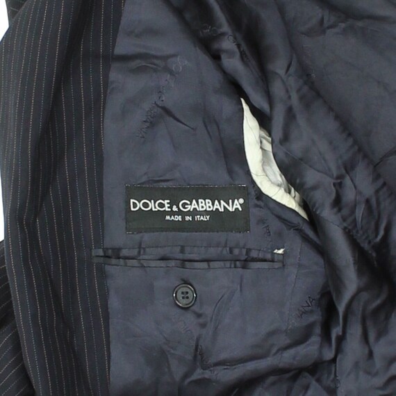 Dolce & Gabbana Mens Black Pin Stripe Blazer Jack… - image 3