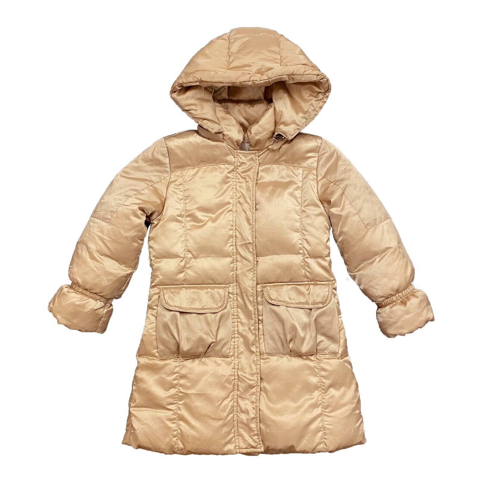 Gold Puffer Coat - Etsy UK