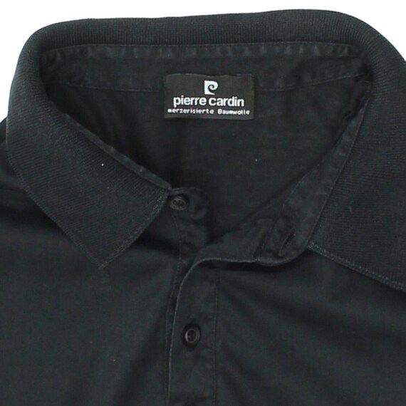 Pierre Cardin Men Black Polo Shirt | Vintage Luxu… - image 3