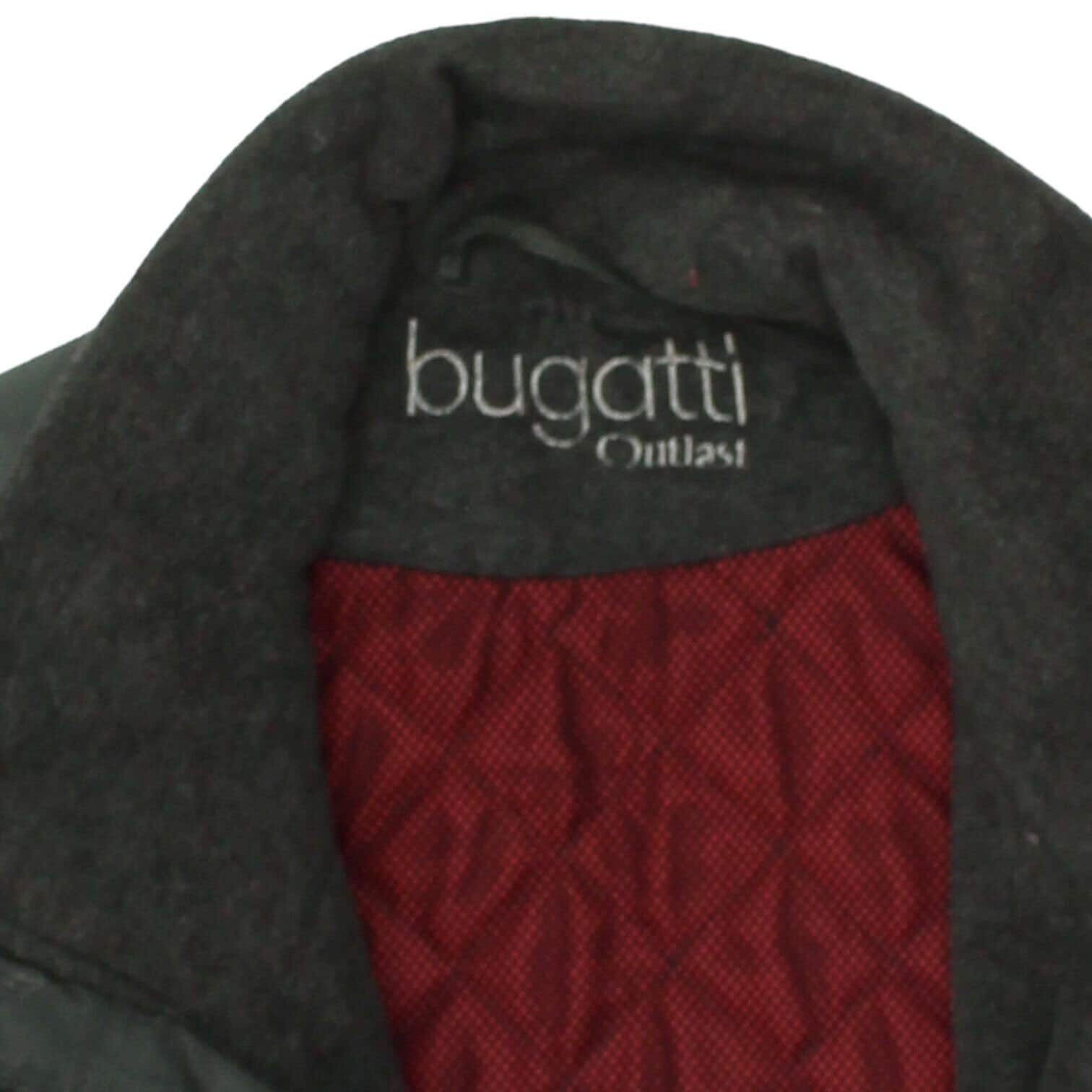 Bugatti Outlast Mens Grey Quilted Nylon Jacket | Vintage High End 
