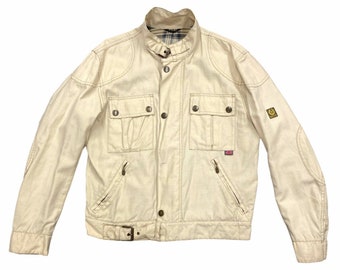 Belstaff Belstaff Rubberised Cotton Jacket Biker Style eur 50 UK L. 