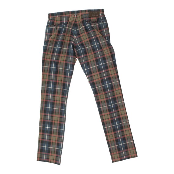 Designer plaid pants deals