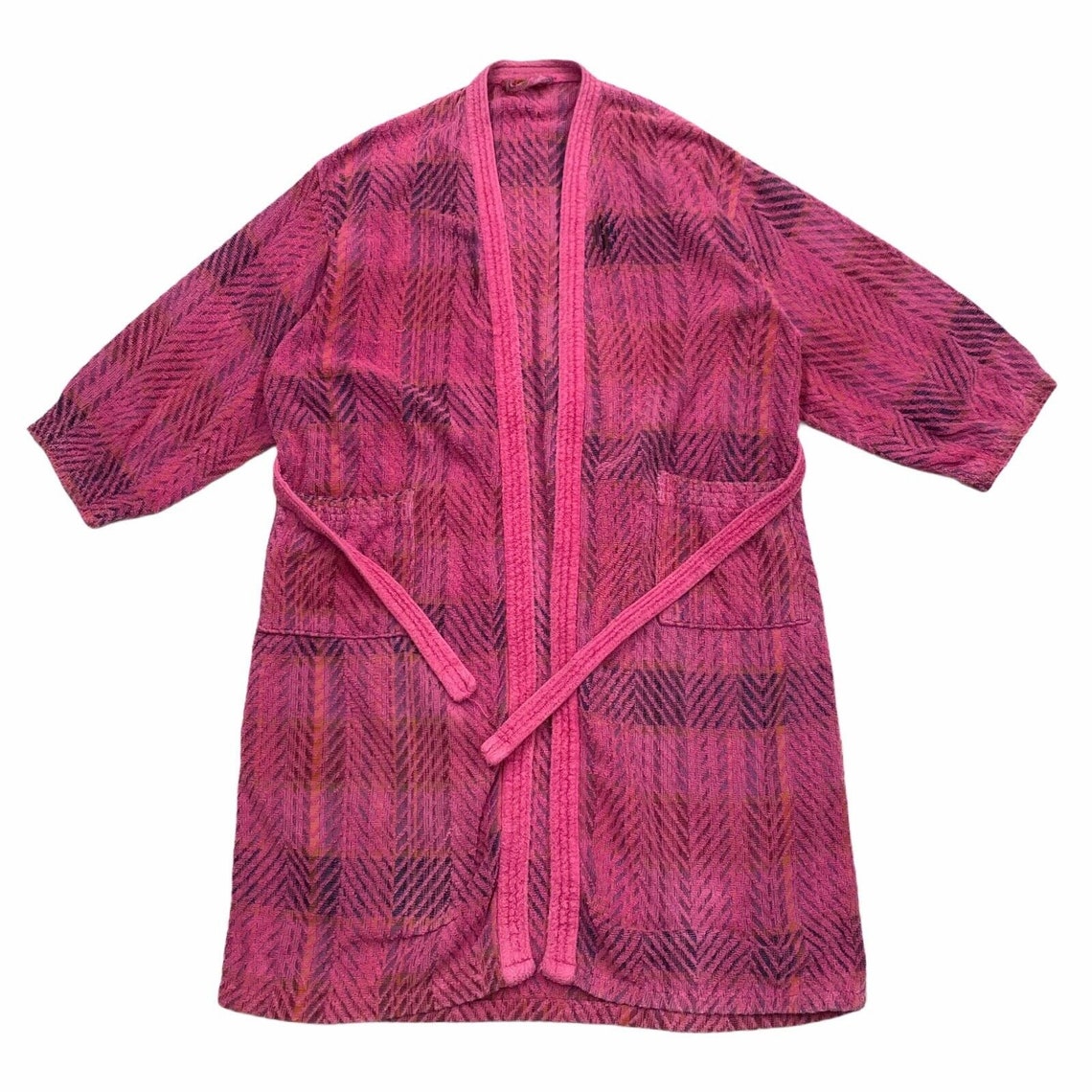 Missoni Patterned Bathrobe Vintage Designer Robe Nightwear Etsy