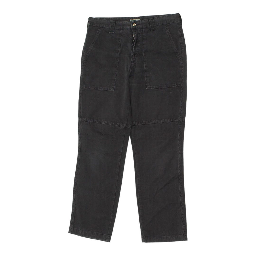Leesures by Lee Mens Black Straight Leg Jeans | Vintage