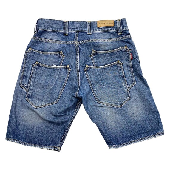 Daniele Alessandrini Distressed Denim Shorts | Vi… - image 2