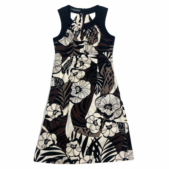 Sandro Ferrone Sleeveless Floral Patterned Dress … - image 1