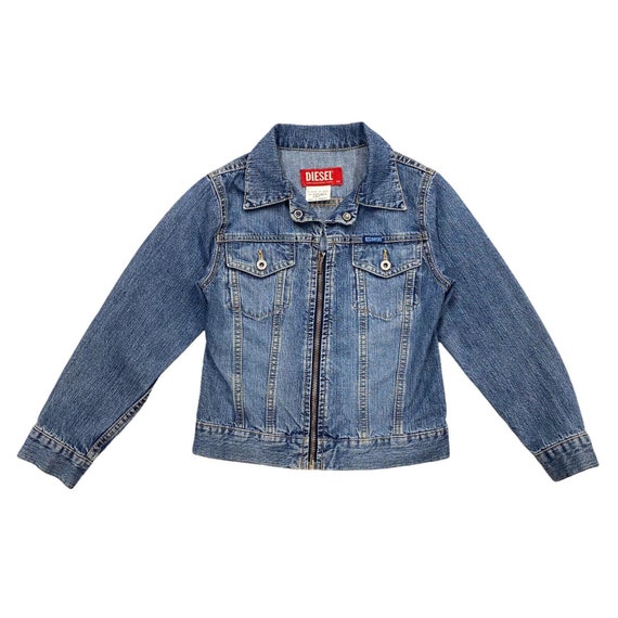 Diesel Kids Full Zip Denim Jacket | Vintage High End Luxury