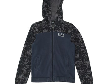 Ea7 camo sale hoodie
