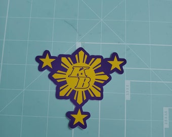 etiqueta engomada de kobe