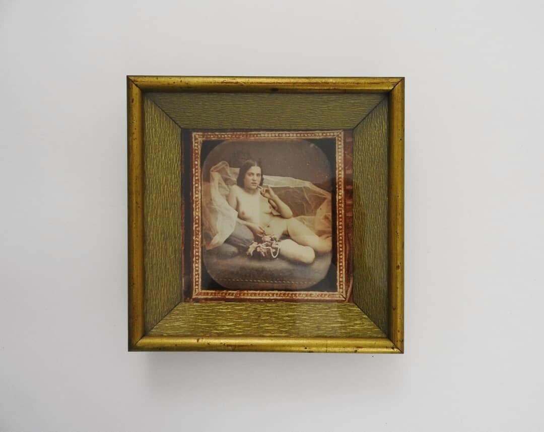 Cadre Ancienne. Photographie Érotique, Début Xxe Siècle.