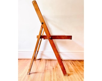 Mid-Century folding chair (British) – Steamed Beech – 1940s / 1950s