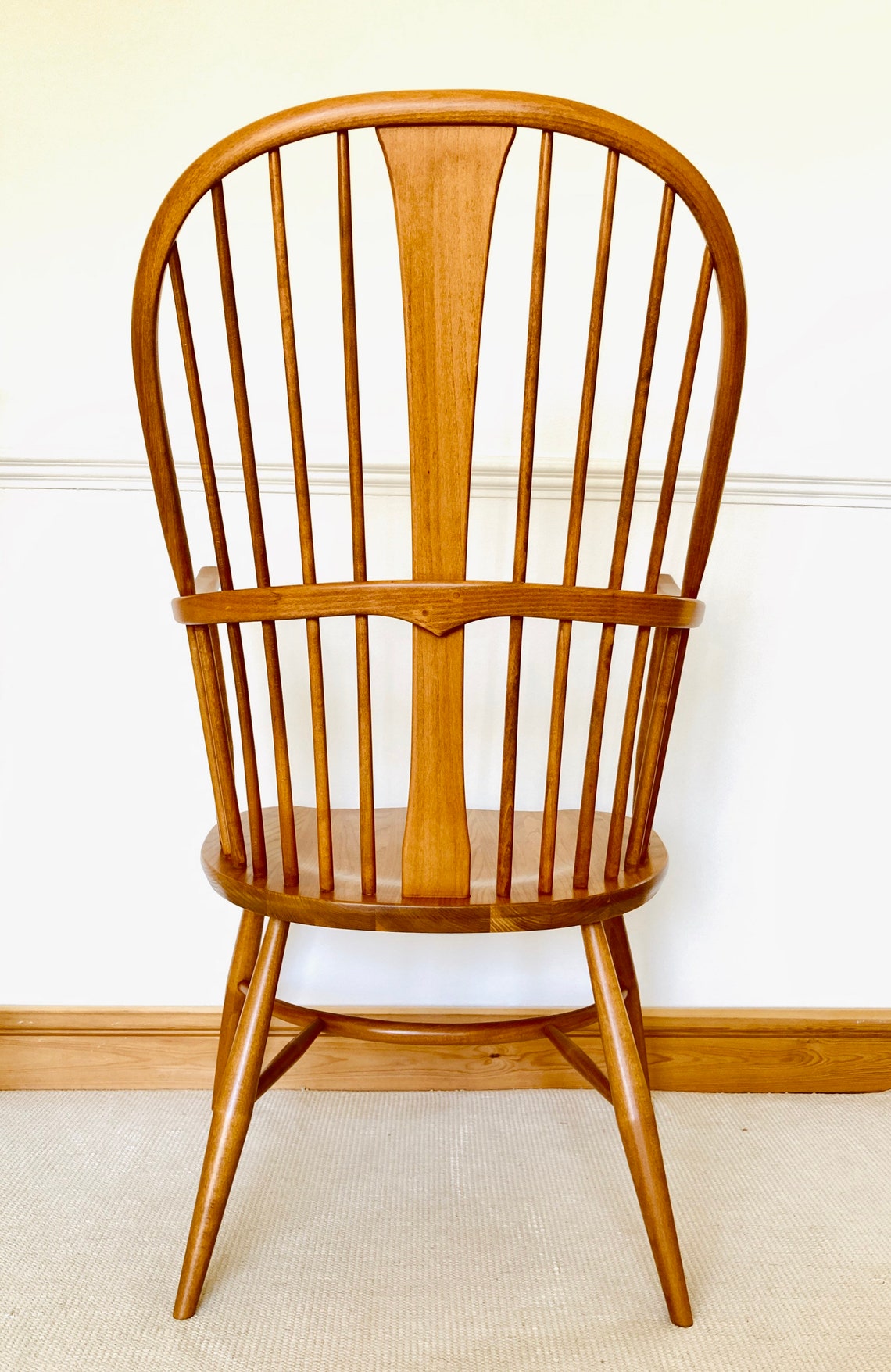 Ercol Chairmakers chair in Ash mid century windsor Etsy