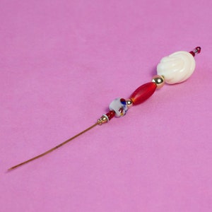 Vintage Hatpin With Beads