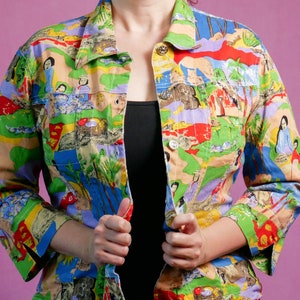 Vintage 90er Jahre / Kaktus Leichte Jacke