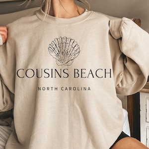 Cousins Beach North Carolina Shirt, Cousins Beach Crewneck, Summer Pretty Sweatshirt, Summer Vacation T-Shirt, Cousins Summer Shirt