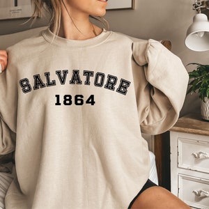 Salvatore 1864 Sweatshirt, Salvatore Brothers Sweatshirt, Salvatore Crewneck, Vampire Brothers Sweatshirt, Vampire Fan Sweatshirt