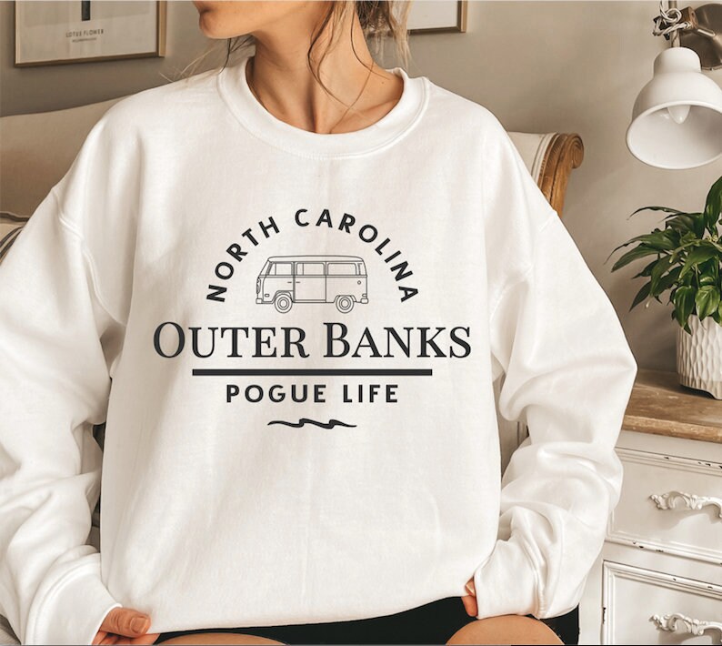 Outer Banks North Carolina Sweatshirt Pogue Life Sweatshirt Etsy