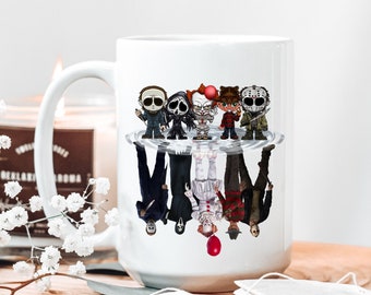 Gruseliger FilmBecher, Gruseliger Filmbecher, HorrorFilm Tasse, Horror Fan Tasse, Halloween Tasse, Lustige Halloween Horror Tasse