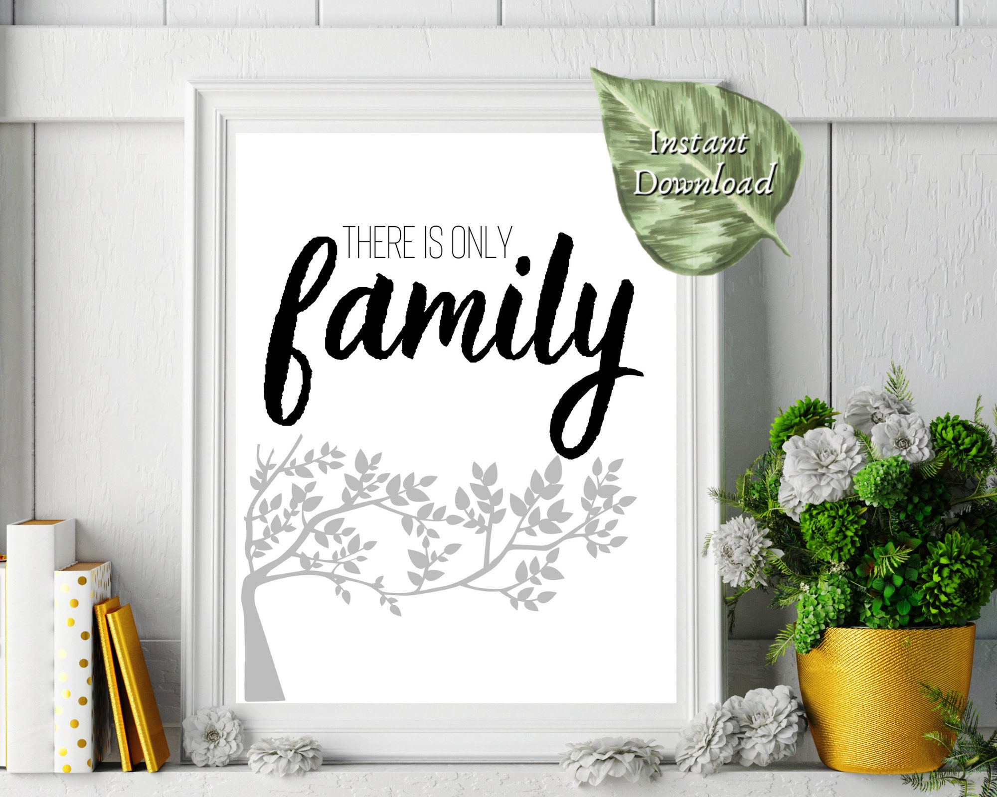 There Is Only Family, Haunting of Bly Manor poster, family tree quote, family quotes, Bly manor quotes, home decor, living room decor,