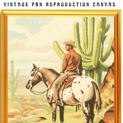 Vintage Style PAINT by NUMBER Kit Adult DIY Paint Kit Etsy