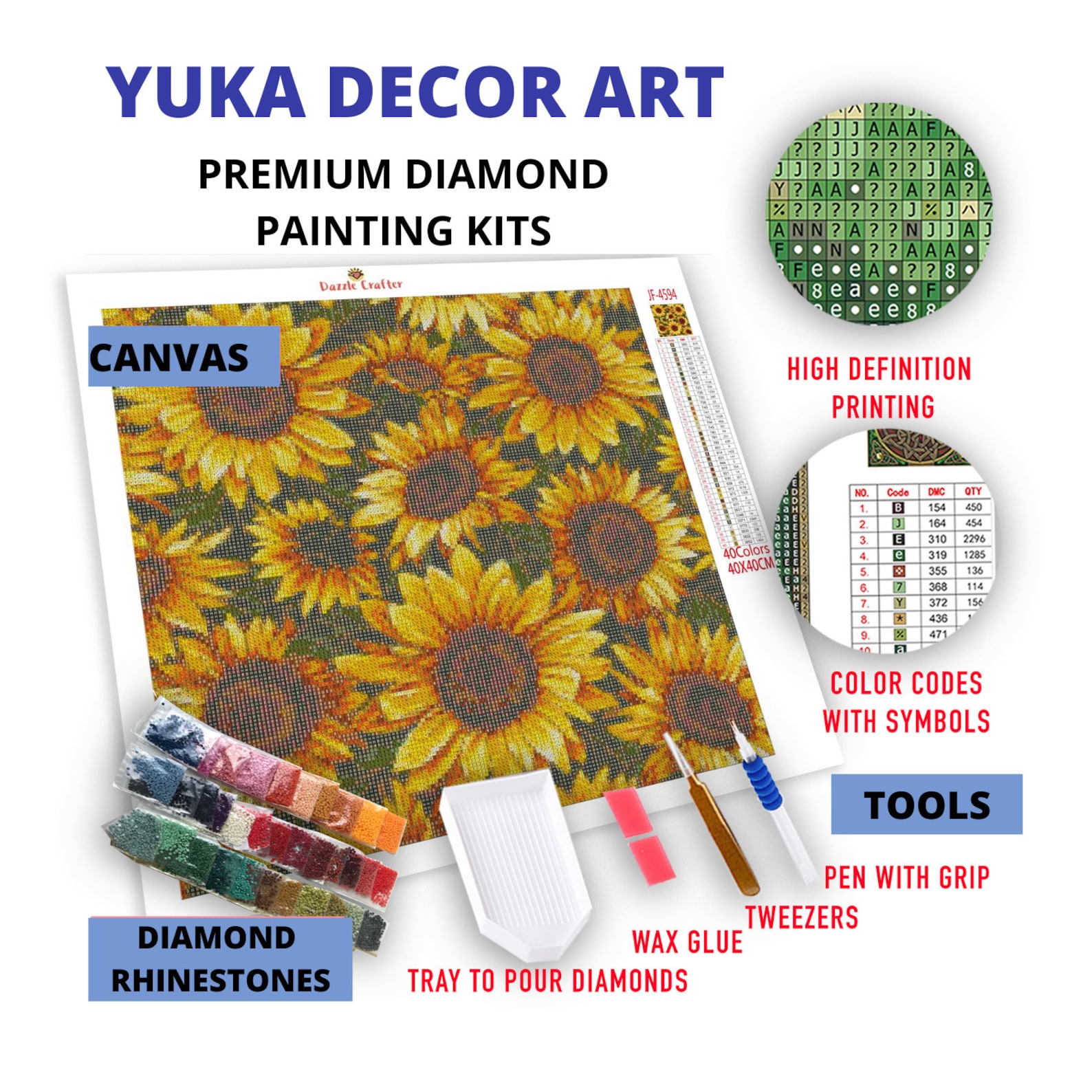 Diamond Painting Kit Personalised with your own photo with Etsy