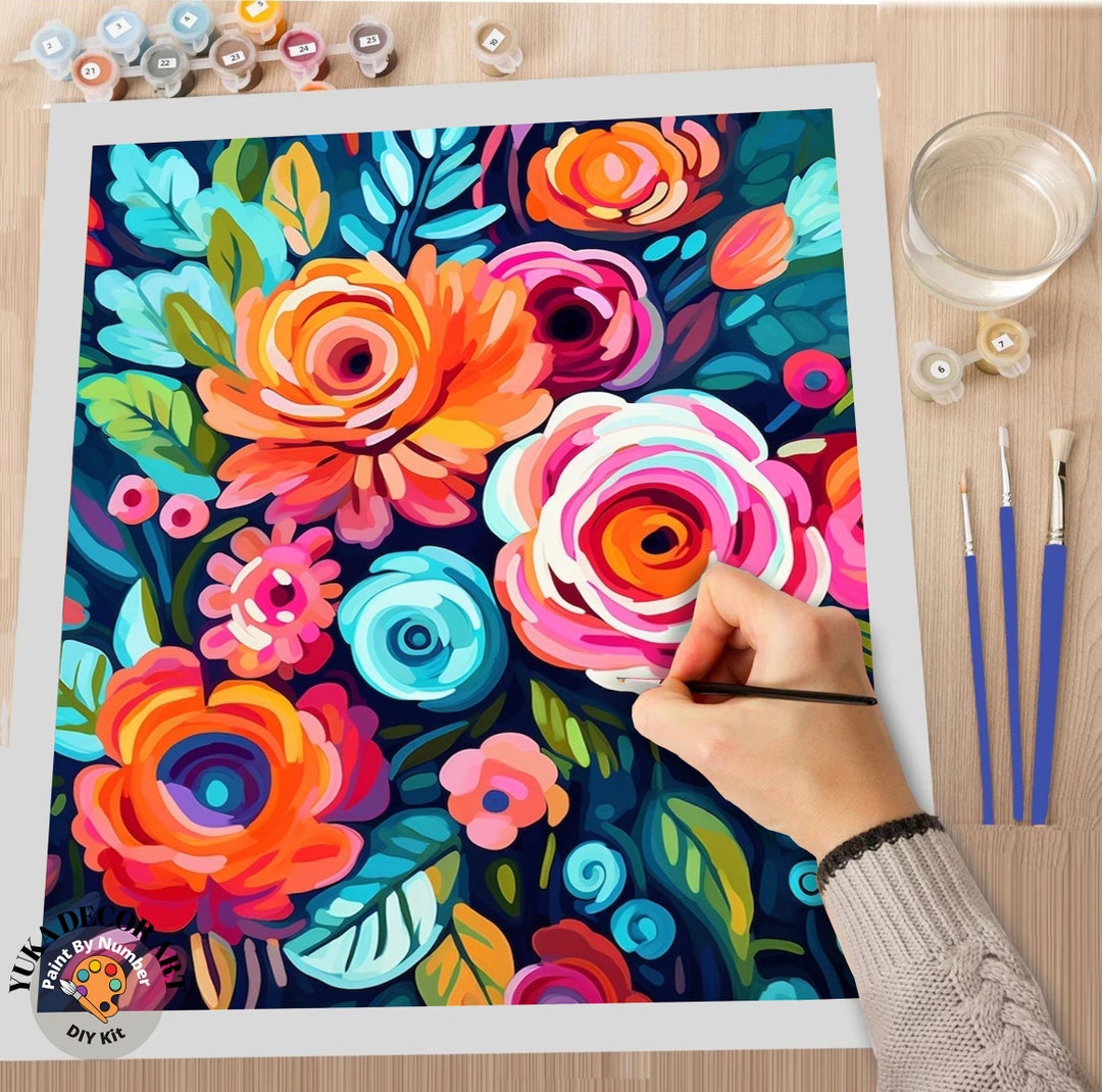 Society6 ケース FLORAL FANTASY Bold Abstract Flowers Acrylic FLORAL FANTASY Bold Abstract Flowers Acrylic Textural