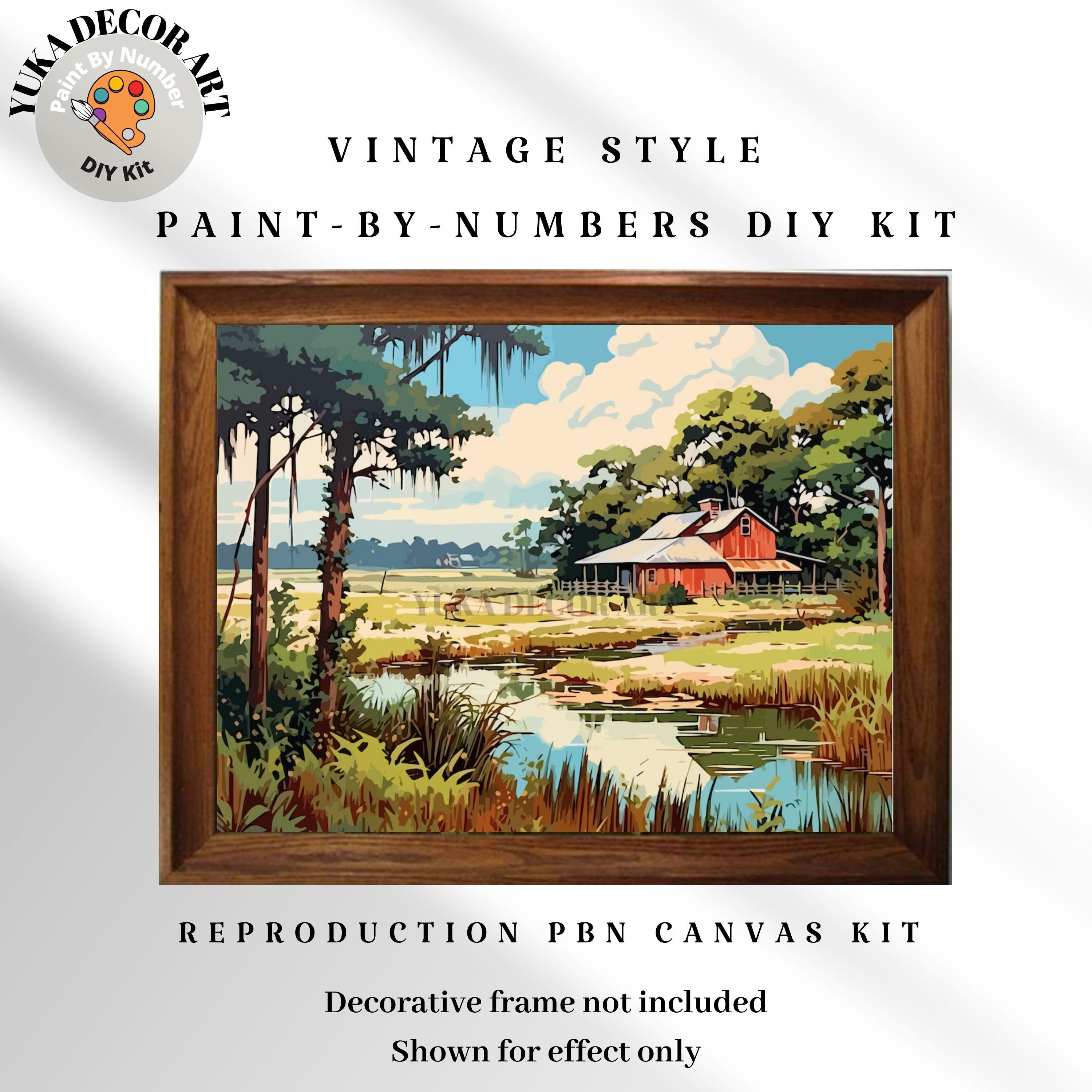 Kit Peinture par numéros paysage du Côtes d'Armor - 30 couleurs