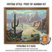 Vintage Paint by Number Kit Adult, DIY Desert Landscape Painting Easy Beginner Acrylic Paint Kit, SouthWestern Wall Art , Home Decor Gift 
