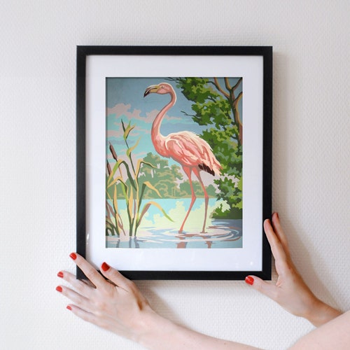 Vintage Style PAINT by NUMBER Kit for Adult DIY Flying Etsy