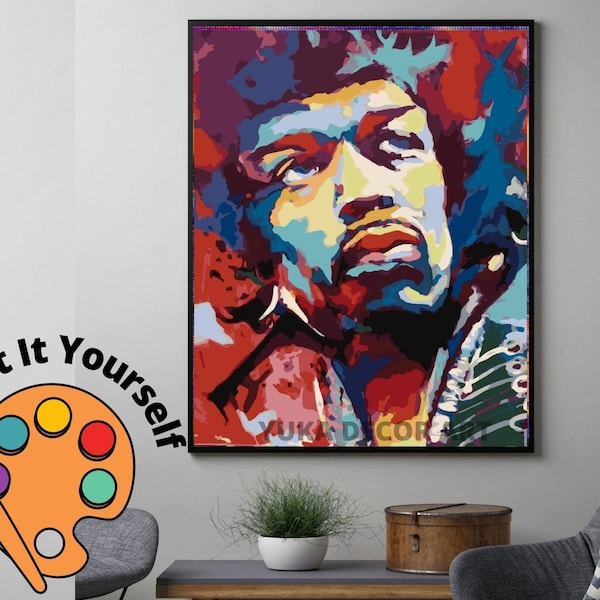 Pop Art Paint by Number Kit Etsy