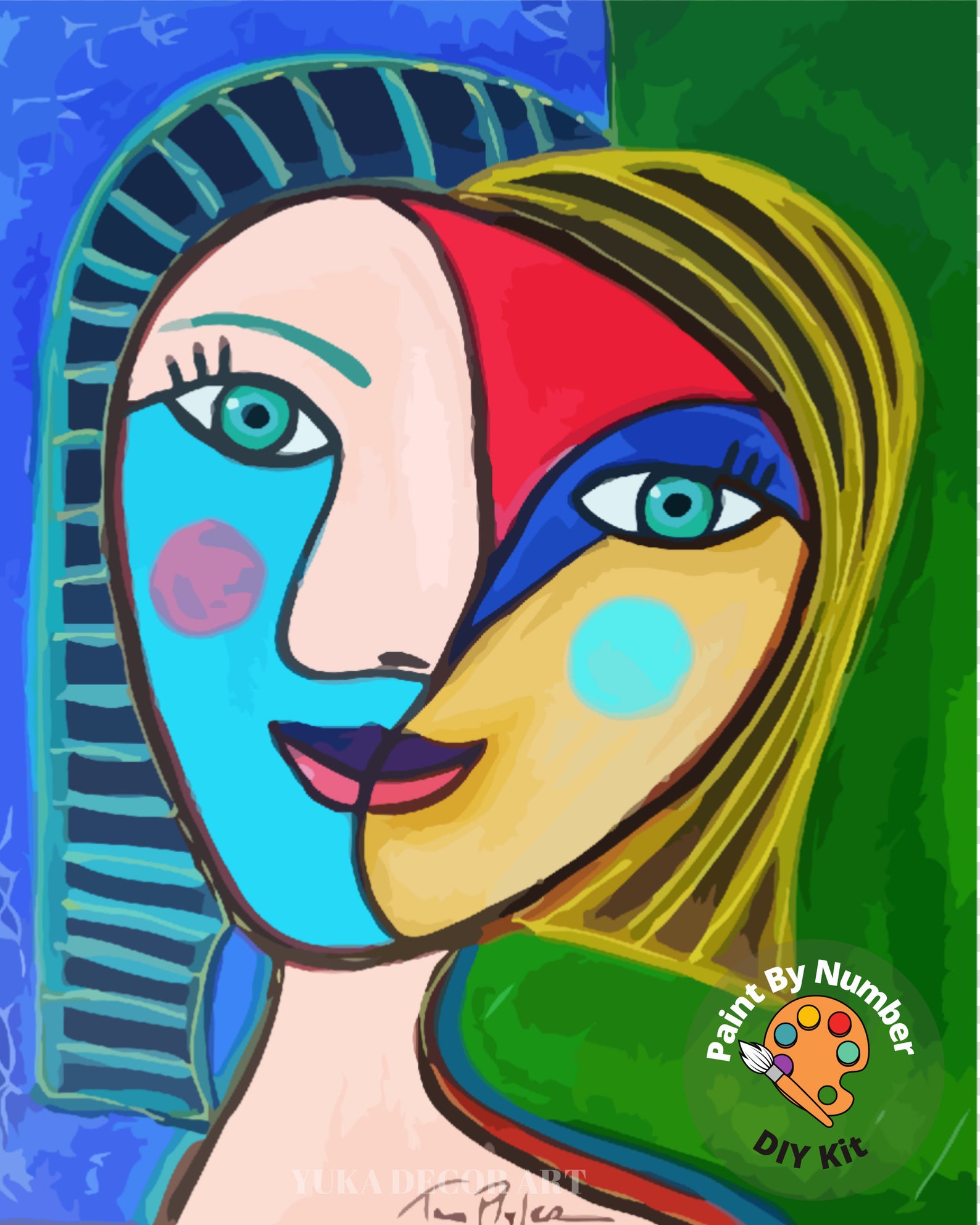 Picasso PAINT by NUMBER Kit for Adults portrait Reproduction Etsy