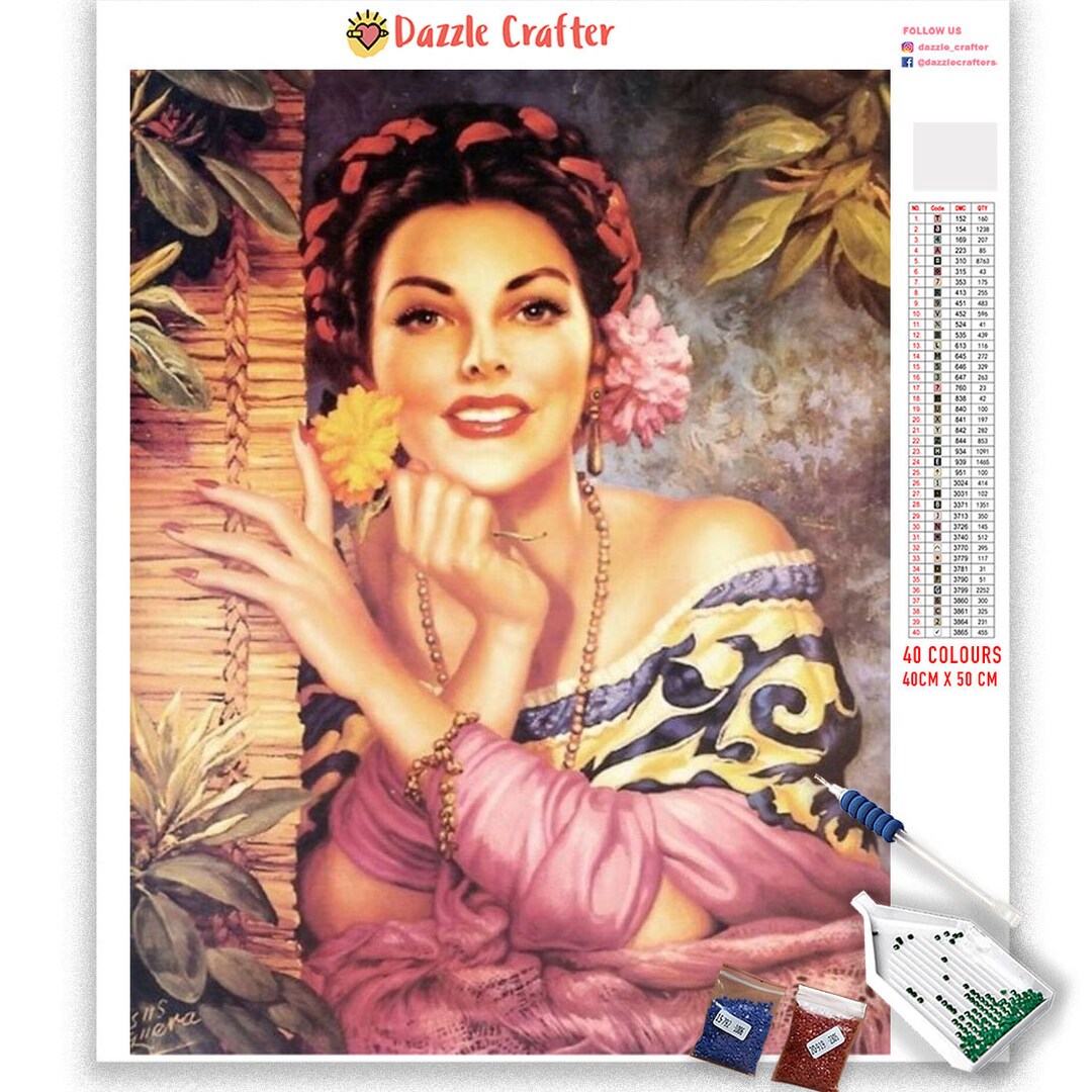  DVWIVGY Diamond Painting Kit for Adults Mexico