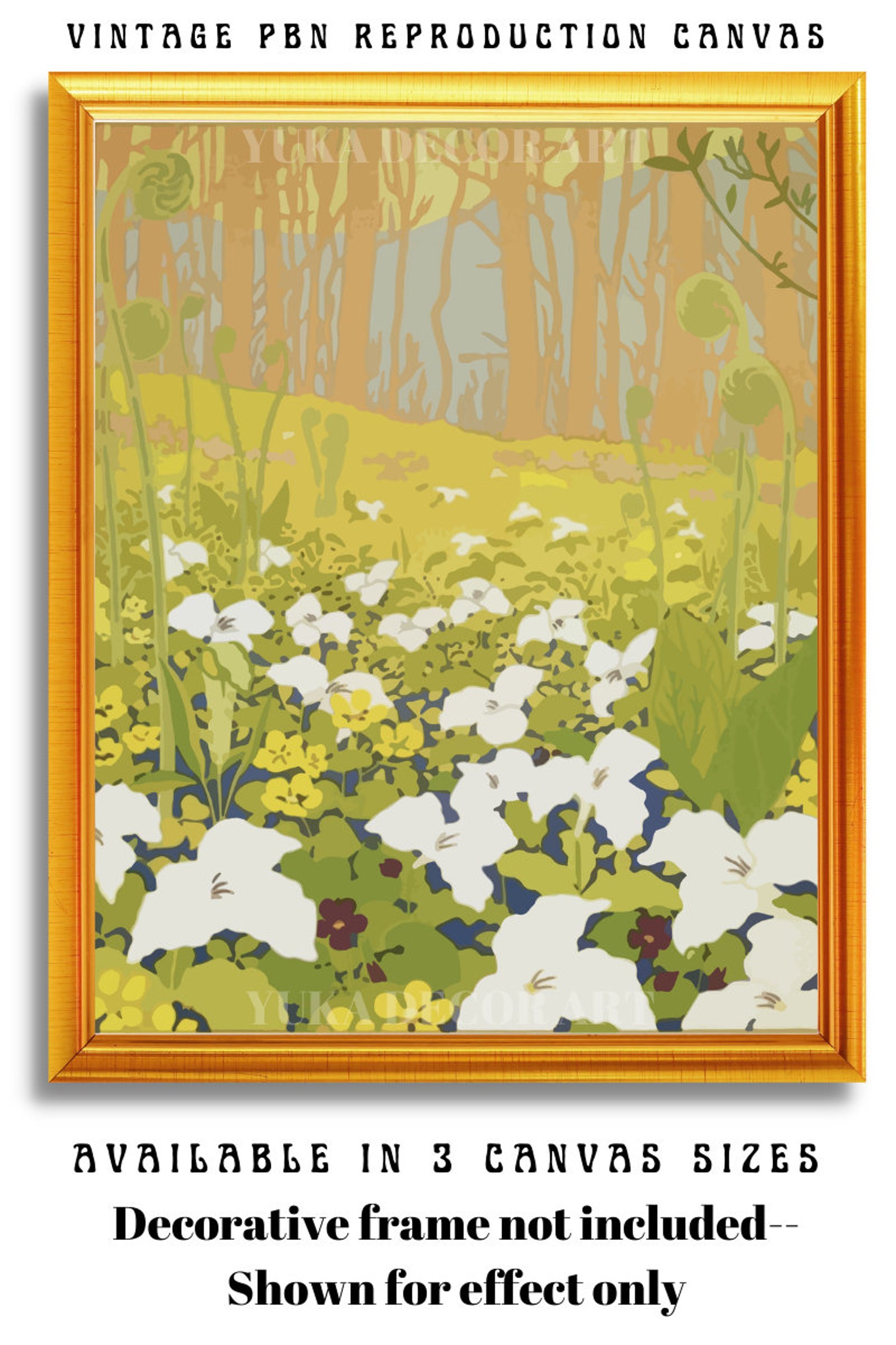 Vintage Style PAINT by NUMBER Kit Adult DIY Paint Kit Etsy