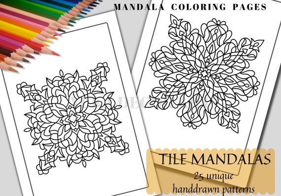 Mandalas Faciles - Livre de coloriage: Livre de Coloriage Mandala pour  Adultes et Enfants: Magnifiques Mandalas à colorier pour méditation et   de coloriage pour débutants by MANDALA LIVRE DE COLORIAGE
