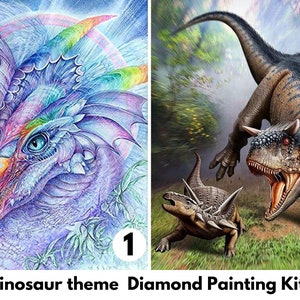 Di Simple Dinosaur Diamond Painting Home Decor Art
