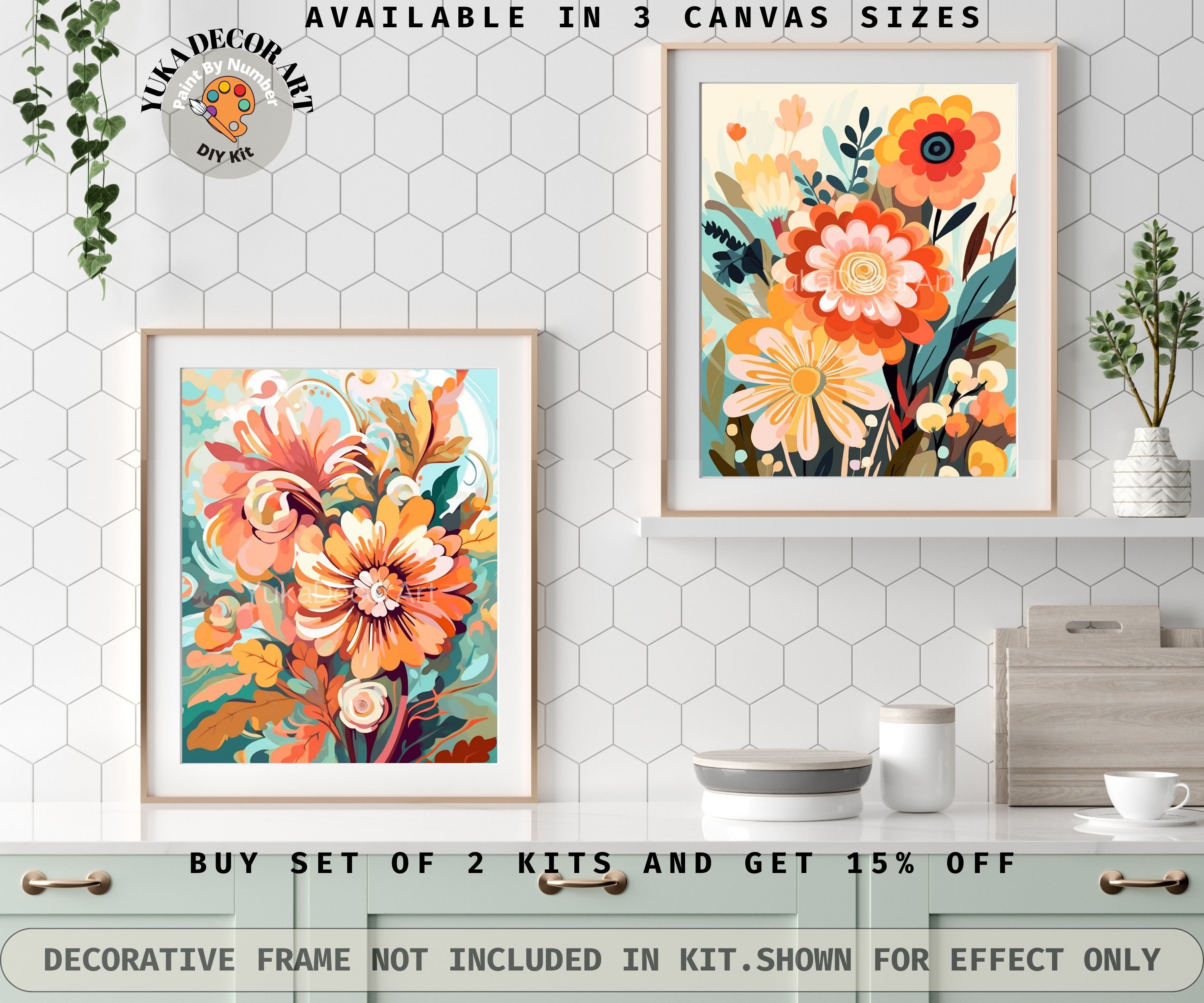 Cheap RUOPOTY Paint By Numbers Flowers Kits Diy Gift Drawing Coloring By  Numbers For Starter Kits Personalized Gift Home Decor With Frame