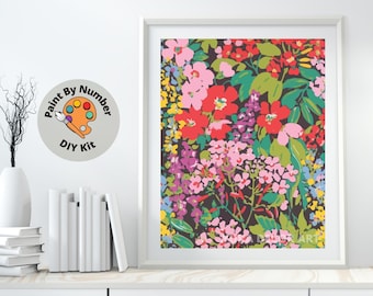 DIY Paint By Numbers - Spring Flowers Pot Painting Canvas – DIVEROS