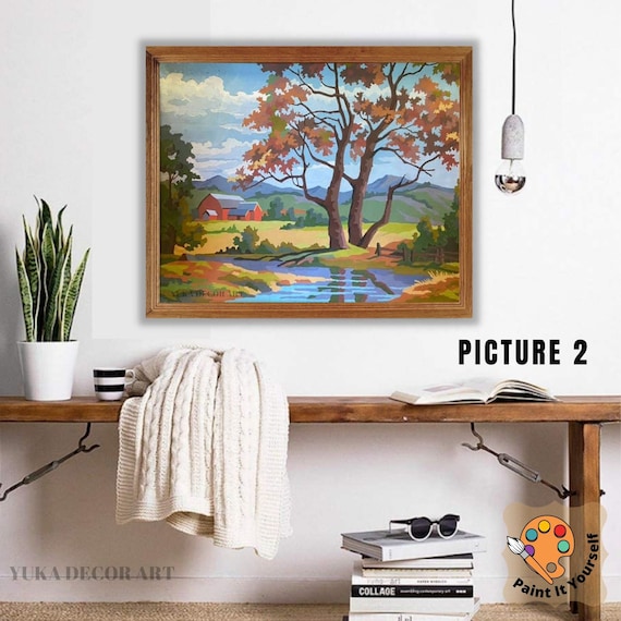 DIY Landscape Canvas Painting Ideas:Personalized and Artistic Home Decor