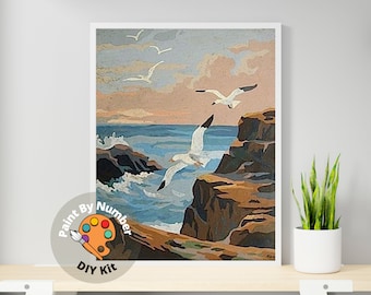 ヴィンテージ！レア! 3D paint by numbers kits Vintage PAINT by NUMBER Kit for Adult & Kids, DIY Nature