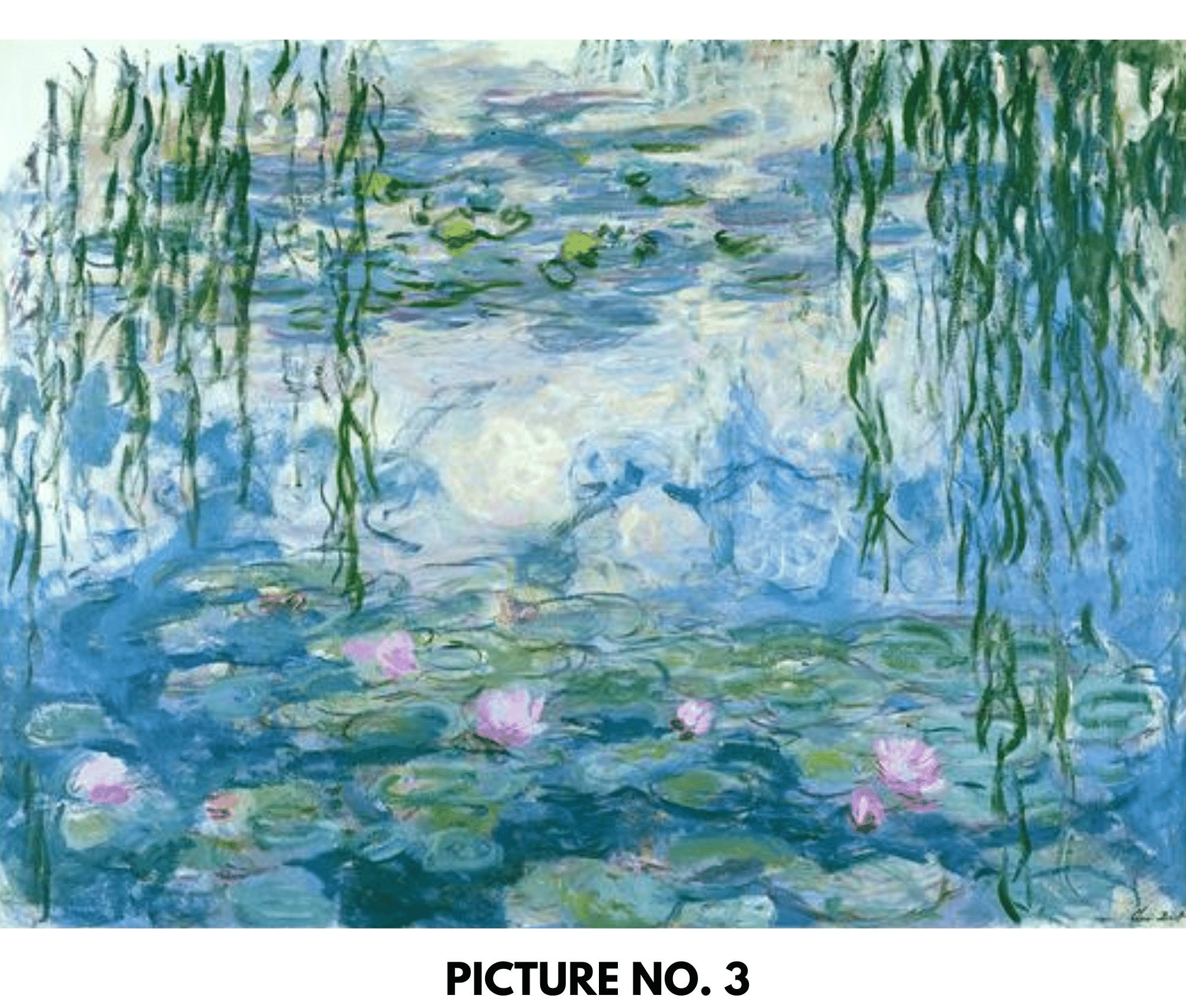 Paint by Numbers Kit for Adults & Kids Easy DIY Art Kit, Monet Lake ...