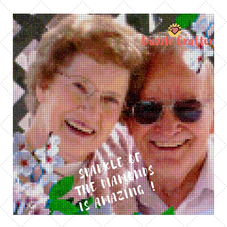 Personalised Diamond Painting Kit With Own Photo With Custom Etsy