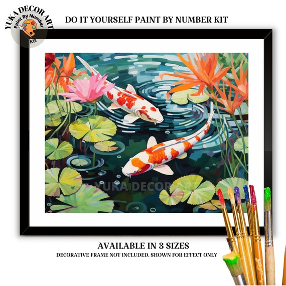 Asian Little Kid Paint By Numbers - Numeral Paint Kit