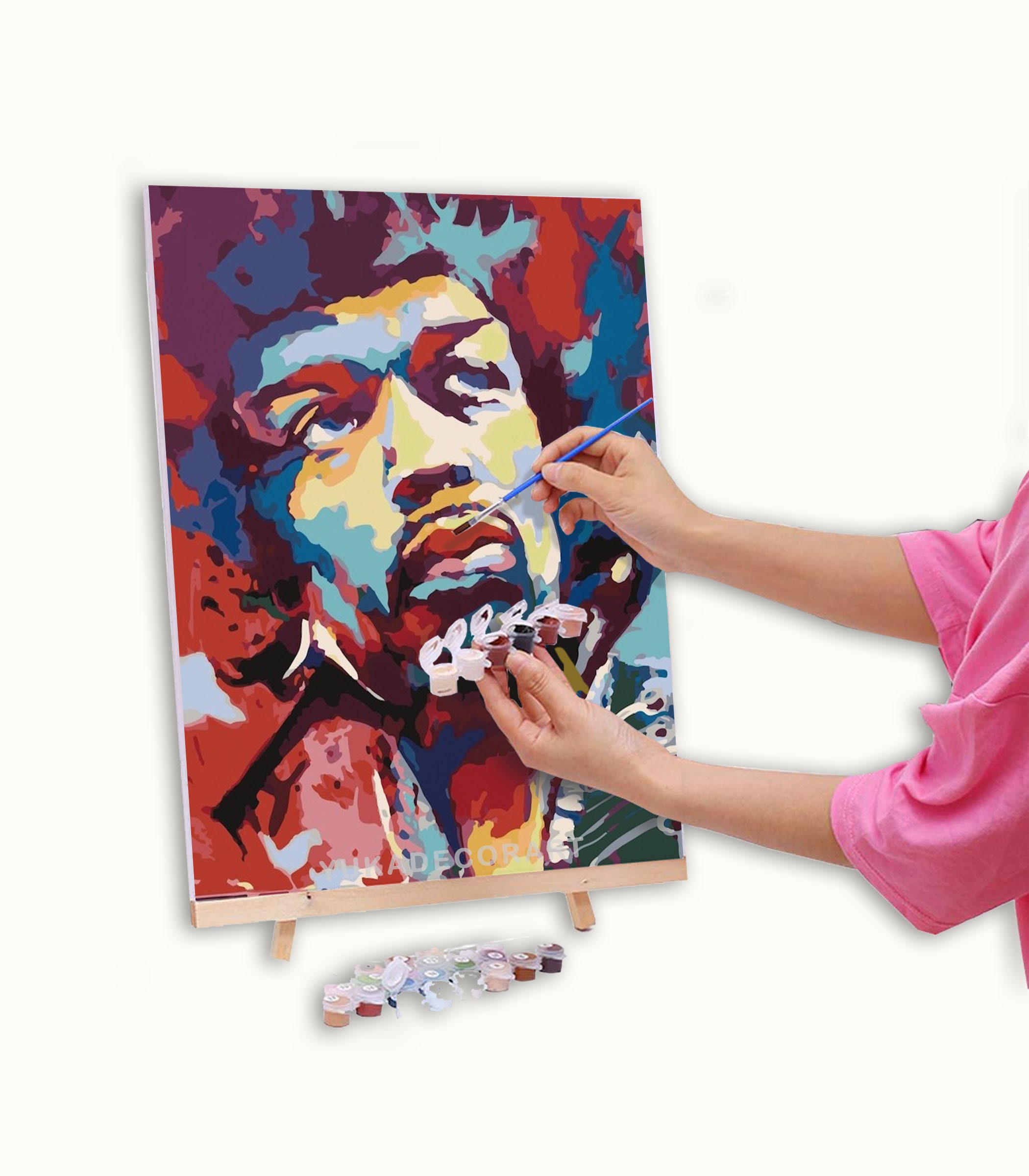 PEINTURE par NUMÉRO Kit Adulte, Bob Marley Abstrait Multicolore, Facile DIY  Débutants Peinture Acrylique Kit, Wall Art Home Decor Cadeau -  France