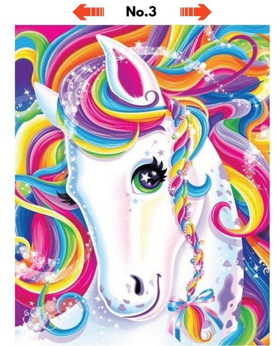 5D DIY Diamond Art Fantasy Unicorn Diamond Painting Full Square