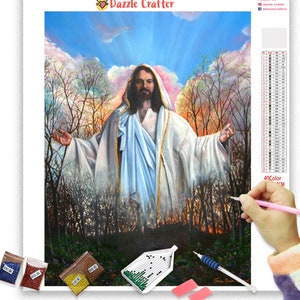 BABY JESUS LEADING STAR Diamond Painting Kit – DAZZLE CRAFTER