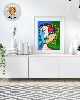 YALKIN Pittura Con I Numeri Per Adulti - Kit Fai Da Te Su Tela 40x50 Cm - Paesaggio, Colori Acrilici
