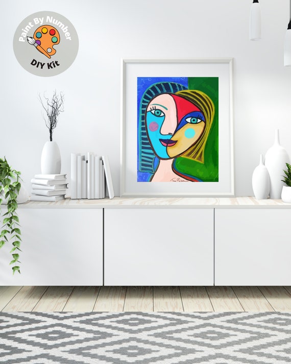 YALKIN Pittura Con I Numeri Per Adulti - Kit Fai Da Te Su Tela 40x50 Cm - Paesaggio, Colori Acrilici