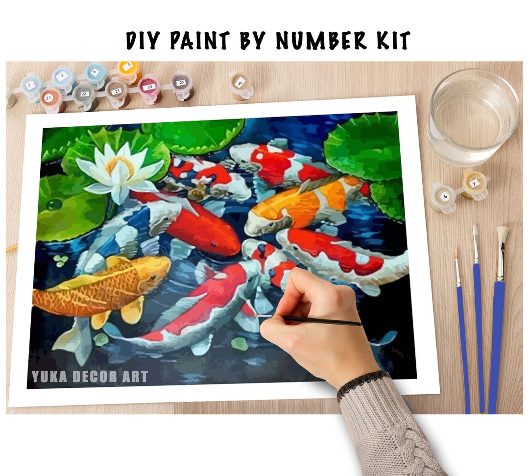 Garden Flower PAINT by NUMBER Kit for Adults ,abstract Flowers Art,easy  Beginners Acrylic Paint DIY Kit ,living Bedroom Wall Art Decor 